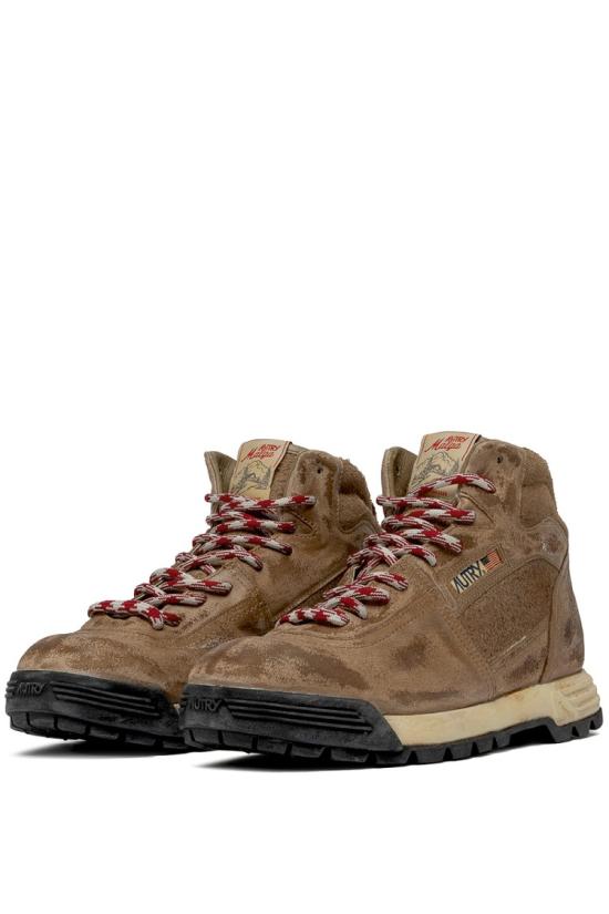 25FW 오트리 MALGA 포니 헤어 텍스처 HBMW EU02CIGAR CIGAR Brown - AUTRY