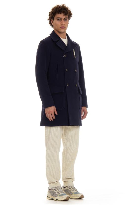  캠플린 코트 BIG PEACOAT 2VE BN Black - CAMPLIN