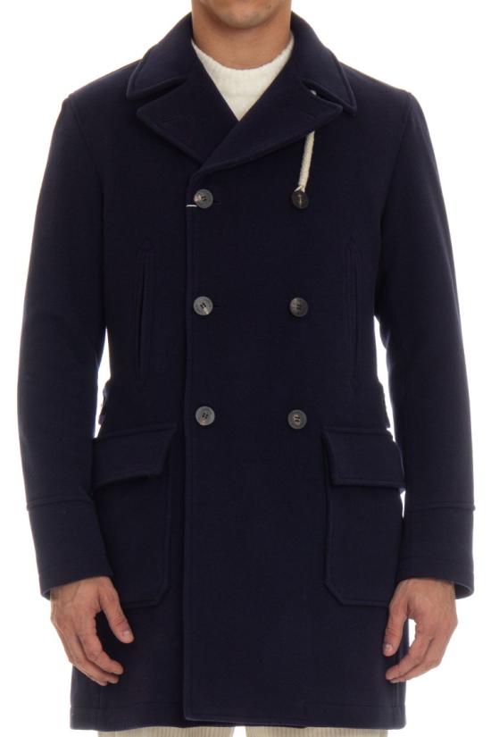  캠플린 코트 BIG PEACOAT 2VE BN Black - CAMPLIN