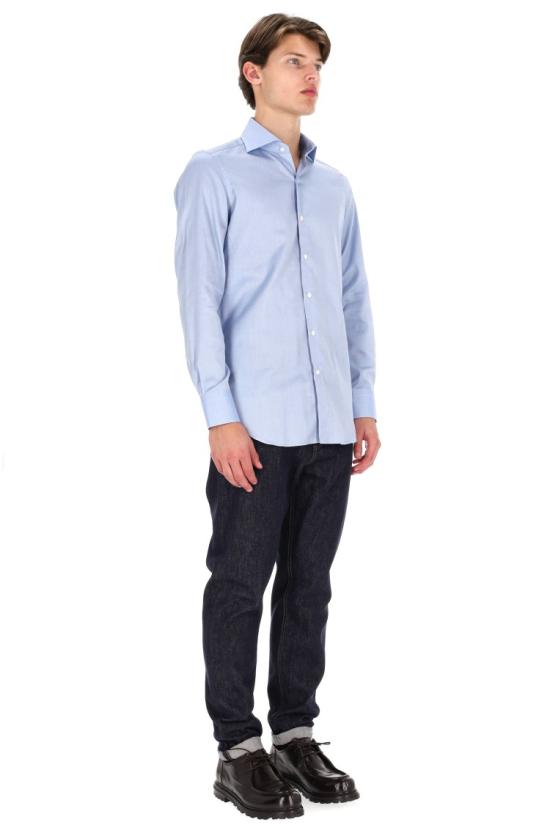 25FW 피나모레 셔츠 ML 149197 C0238T 205 Blue - FINAMORE