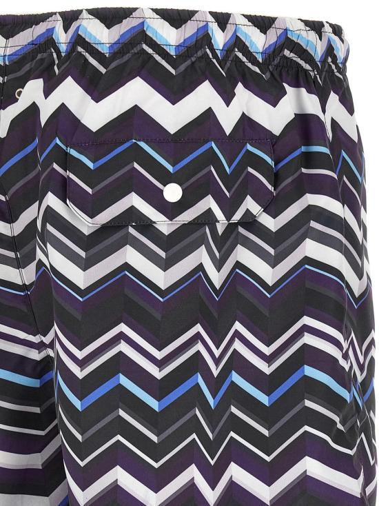  미소니 스윔팬츠 미쏘니 폴리에스터 수영 반바지 멀티컬러 - MISSONI