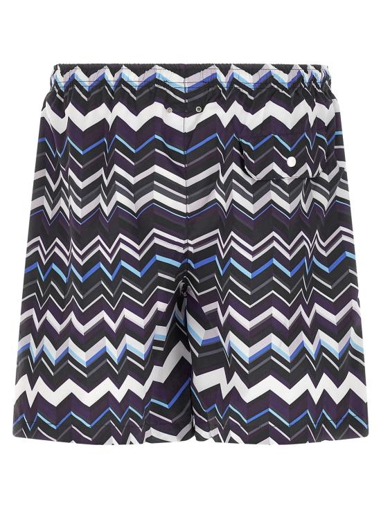  미소니 스윔팬츠 미쏘니 폴리에스터 수영 반바지 멀티컬러 - MISSONI