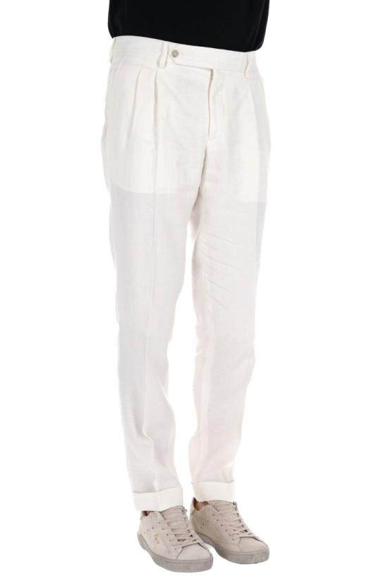25SS 발바 스트레이트 팬츠 48029PANNA White - BARBA