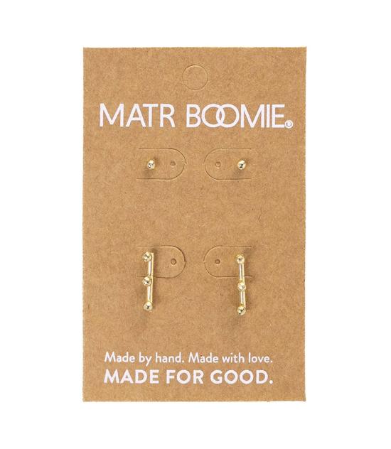  마트르 부미 이어링 Matr Boomie Pari 도트 바  세트 (2개) - MATR BOOMIE
