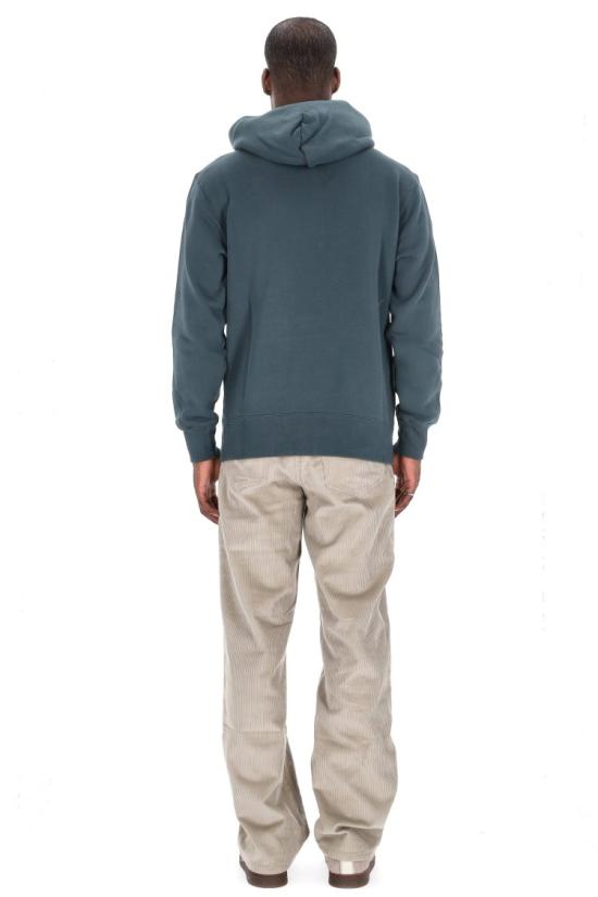 25FW 오트리 로고 후드 티셔츠 HOPM M1HGCONIFER Grey - AUTRY