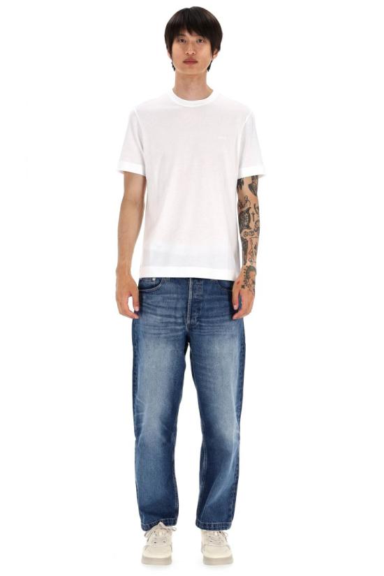 25SS 에르메네질도제냐 반팔 티셔츠 UF360A9 F765N00 White - ERMENEGILDO ZEGNA