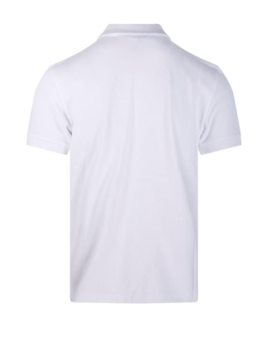 26FW 아미 스몰 하트 로고 폴로 티셔츠 HPL411 760 100 WHITE - AMI