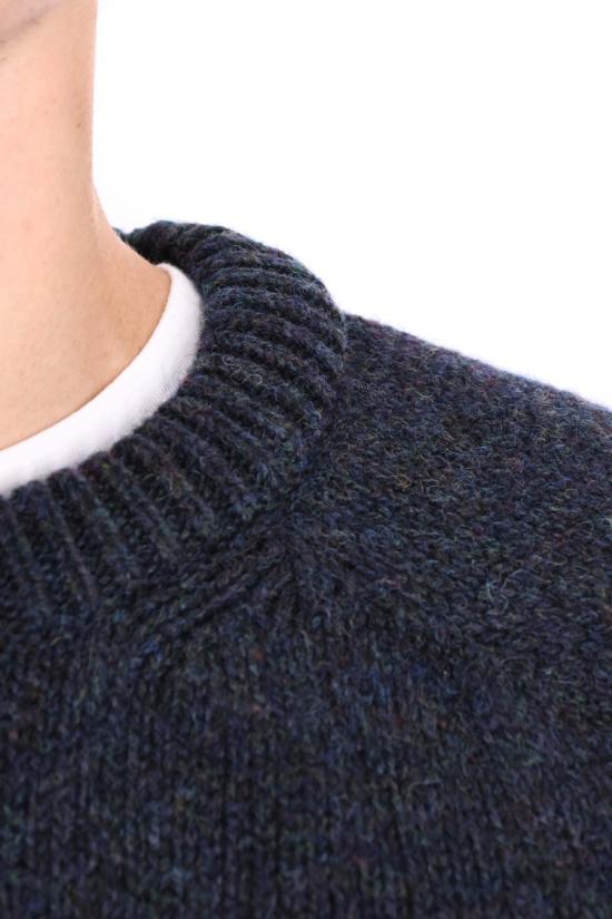 25FW 하울린 니트웨어 BOXY SPACE KNITSTORM Black - HOWLIN