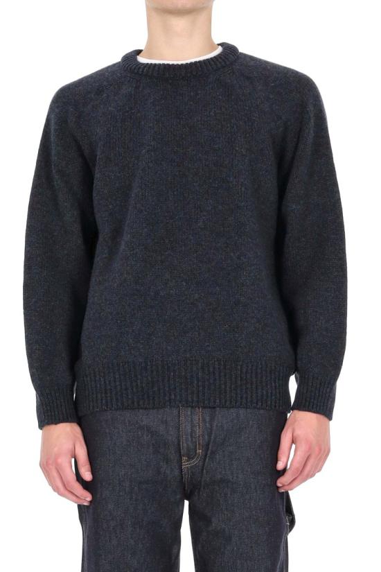 25FW 하울린 니트웨어 BOXY SPACE KNITSTORM Black