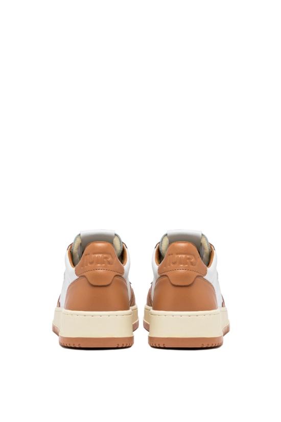 25SS 오트리 메달리스트 로우 레더 스니커즈 AULW WB53WHT SNDSTRM Brown - AUTRY