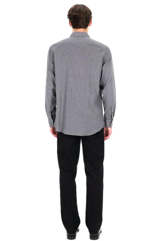 25FW 에르메네질도제냐 셔츠 E8X44A6 SRF5 2046 Grey - ERMENEGILDO ZEGNA