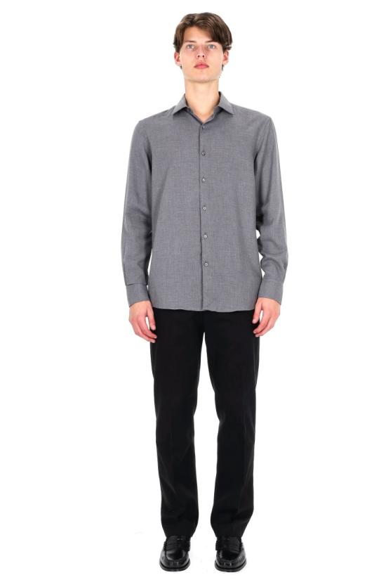 25FW 에르메네질도제냐 셔츠 E8X44A6 SRF5 2046 Grey - ERMENEGILDO ZEGNA