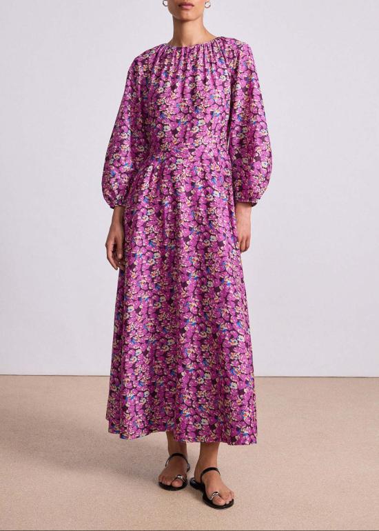  어피스 어파트 롱 원피스 Apiece Apart Isa Dress Florette Peony