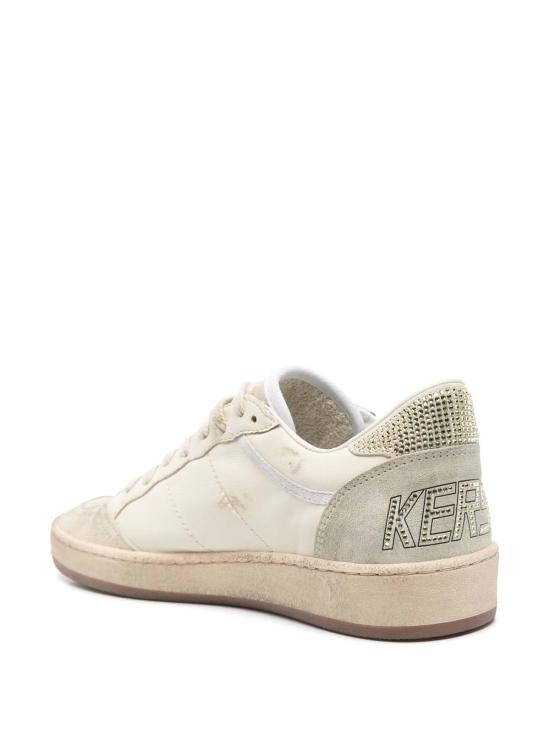 25SS 골든구스 스니커즈 볼스타 가죽  에그노그/화이트 - GOLDEN GOOSE