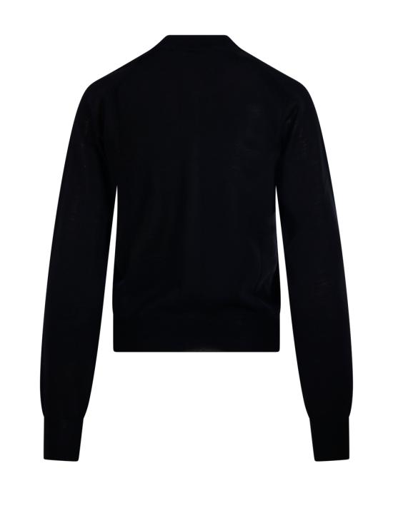 26FW 아미 ADC 울 크루넥 가디건 FKC386 KN0039 0180 BLACK BLACK - AMI