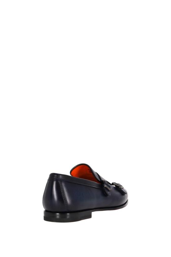 25SS 산토니 로퍼 MCNC18003SA4BSLFU60 Black - SANTONI