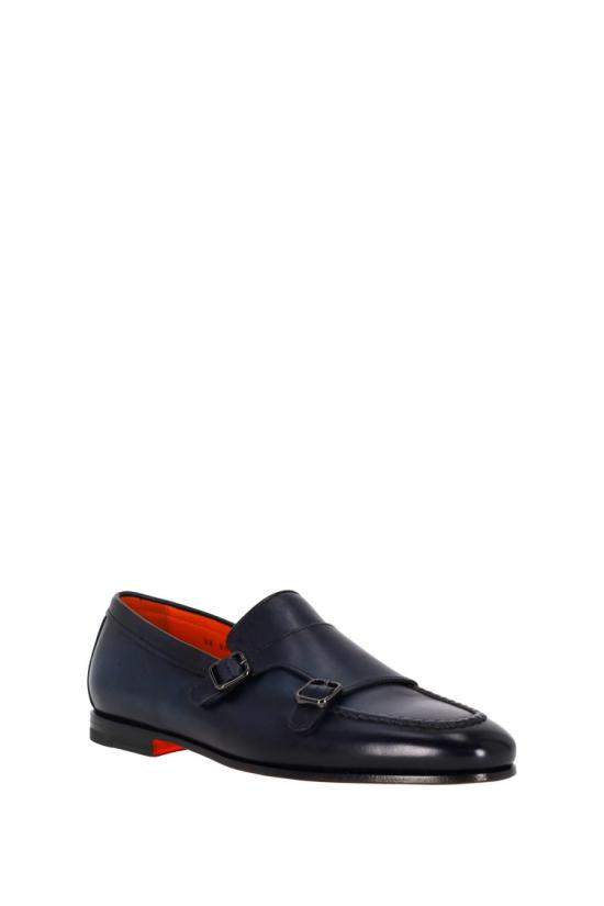 25SS 산토니 로퍼 MCNC18003SA4BSLFU60 Black - SANTONI