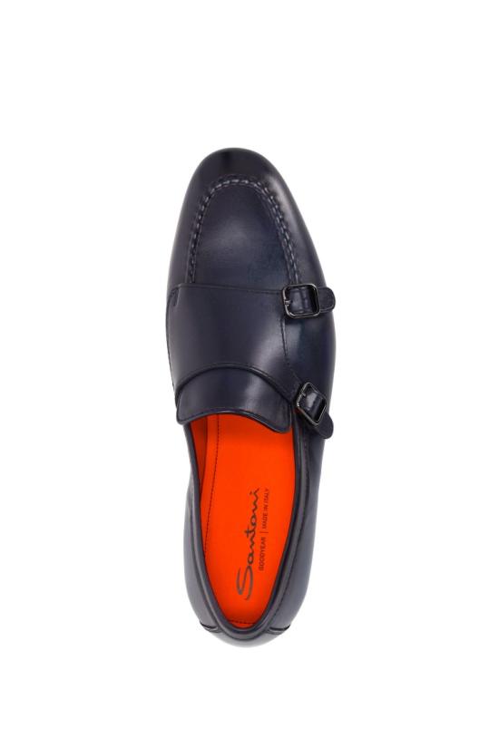 25SS 산토니 로퍼 MCNC18003SA4BSLFU60 Black - SANTONI
