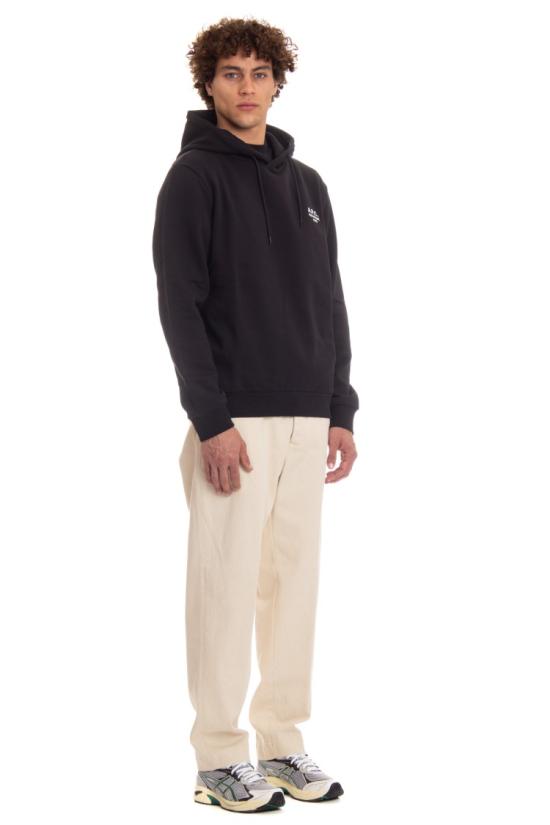  아페쎄 후드 티셔츠 COHBV M27913 2TZC NOIR BLANC Black - A.P.C.