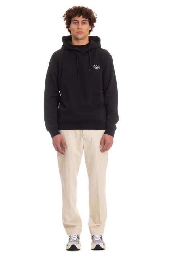  아페쎄 후드 티셔츠 COHBV M27913 2TZC NOIR BLANC Black