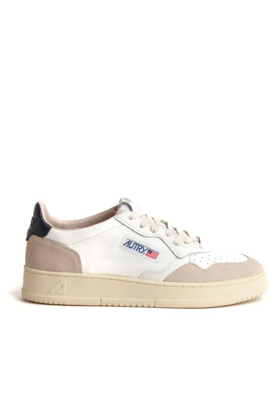  오트리 메달리스트 로우 스니커즈 AULM LS28 2WHT BLUE Neutrals