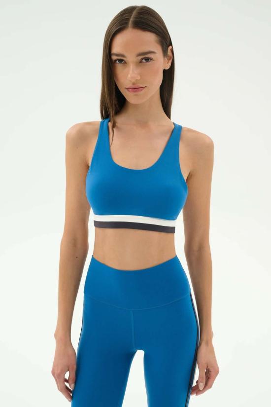  스플리츠 59 트레이닝 티셔츠Splits 59 Maci Airweight Bra Stone Blue/Graphite Stripe