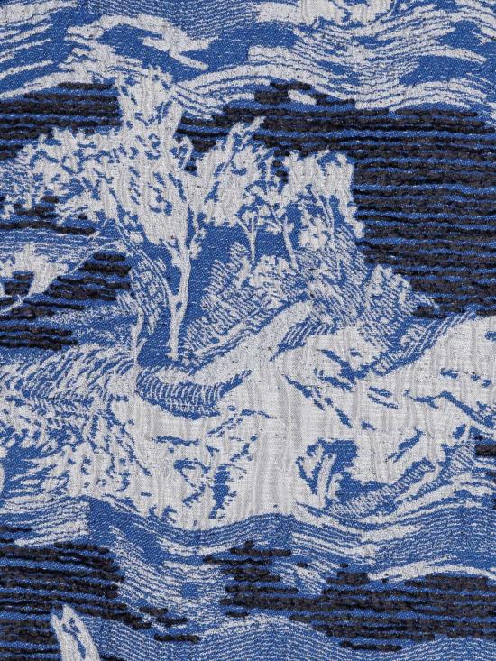  헨릭 빕스코브 반팔 티셔츠 Henrik Vibskov 다트 티셔츠 Fishes 블루 - HENRIK VIBSKOV