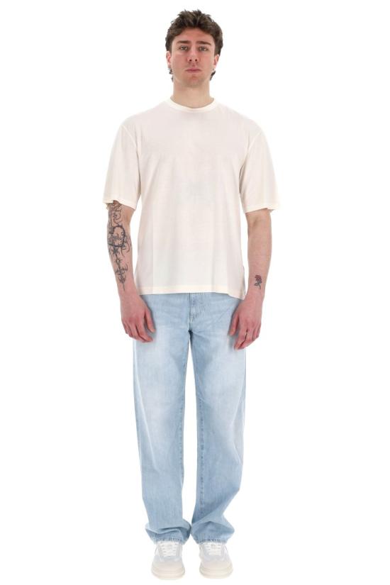 25SS 오피신 제네랄 반팔 티셔츠 MTEE208CREAM Neutrals - OFFICINE GENERALE