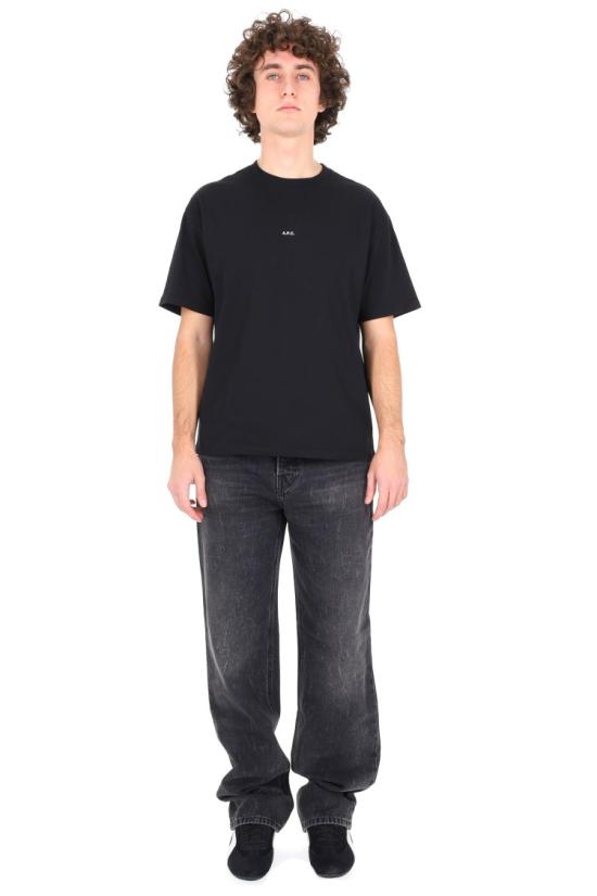 26SS 아페쎄 반팔 티셔츠 COHBW H26386TZC NOIR BLANC Black