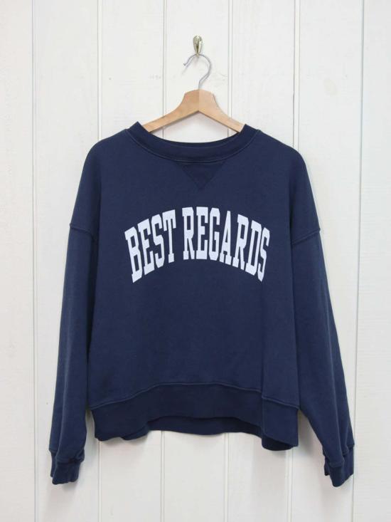  베스트 리가즈 스웨터 업사이클링된 기념품 스웨트셔츠, 안녕히 계세요 - BEST REGARDS