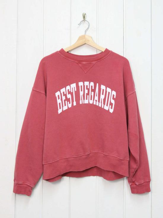  베스트 리가즈 스웨터 업사이클링된 기념품 스웨트셔츠, 안녕히 계세요 - BEST REGARDS