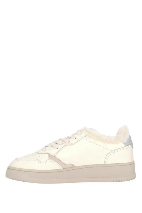 25FW 오트리 메달리스트 로우 레더 스니커즈 AULW EX18SLV BK PW GR Neutrals - AUTRY