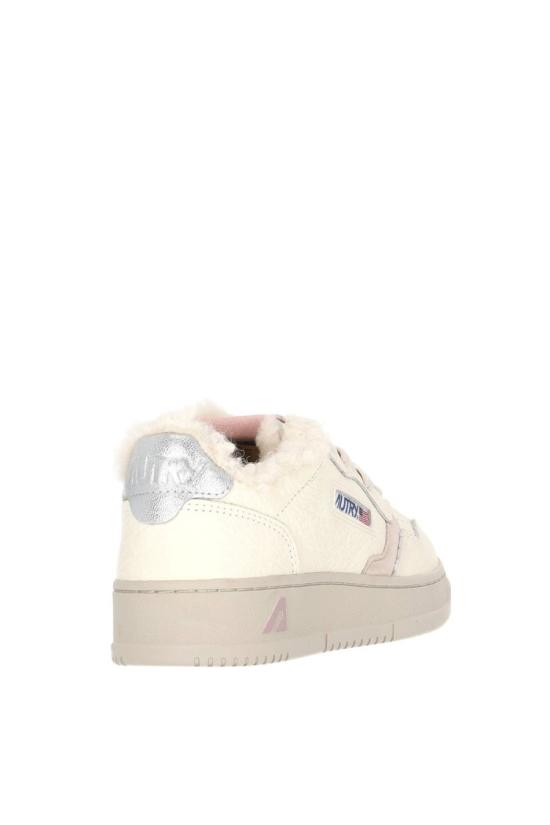25FW 오트리 메달리스트 로우 레더 스니커즈 AULW EX18SLV BK PW GR Neutrals - AUTRY