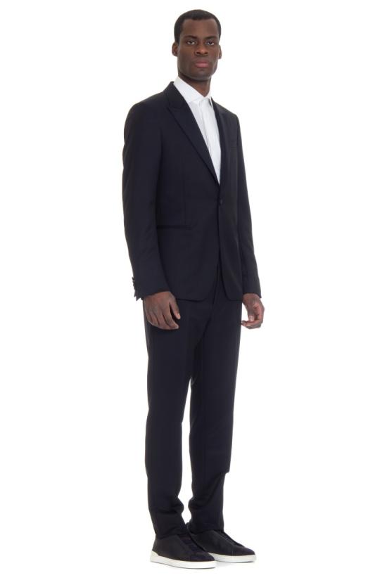  에르메네질도제냐 수트 717701A7 282KGQ412 Black - ERMENEGILDO ZEGNA