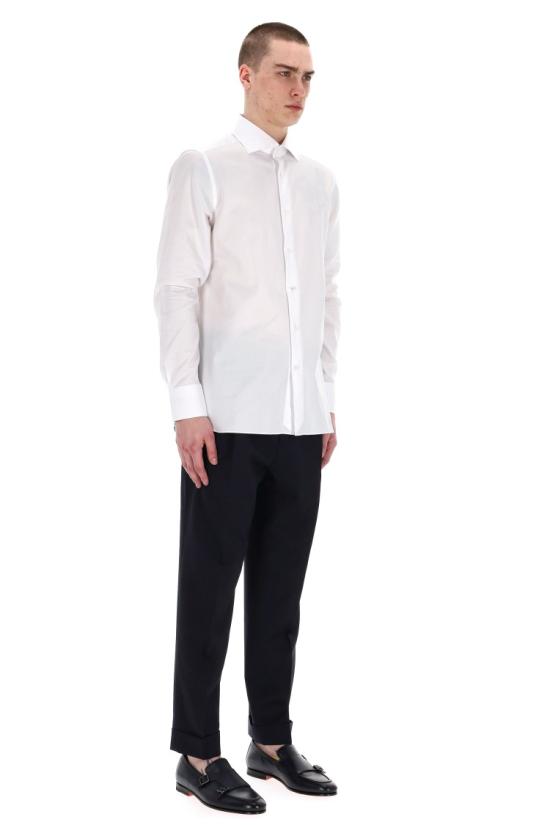 25SS 에르메네질도제냐 셔츠 903901A9 9MS0BABIANCO White - ERMENEGILDO ZEGNA