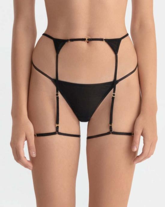  Marika Vera 라운지 웨어 마리카 베라 무어 가터벨트 버건디 - OTHER BRANDS