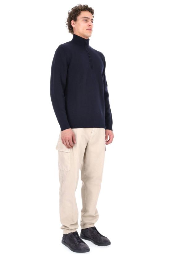 25FW 씨피 컴퍼니 니트웨어 MKN201A00 6595A888 Black - C.P. COMPANY