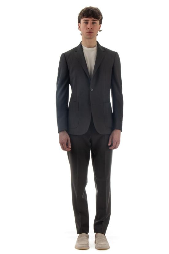  에르메네질도제냐 수트 522780A5 2XPYGXGRIGIO Black
