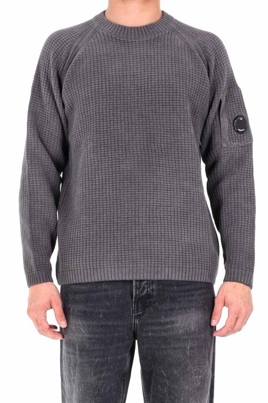 25FW 씨피 컴퍼니 니트웨어 MKN023A00 5558G978 Grey - C.P. COMPANY