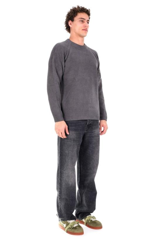 25FW 씨피 컴퍼니 니트웨어 MKN023A00 5558G978 Grey - C.P. COMPANY