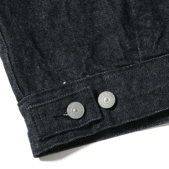  슈가케인 데님 자켓 Sc15650 14.25oz 블랙 셀비지 데님 재킷 1953년 모델 데님 재킷 - SUGAR CANE