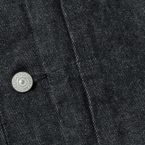  슈가케인 데님 자켓 Sc15650 14.25oz 블랙 셀비지 데님 재킷 1953년 모델 데님 재킷 - SUGAR CANE