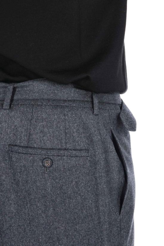 25FW 오피신 제네랄 스트레이트 팬츠 MTLG463DARK HEATHER GREY Grey - OFFICINE GENERALE