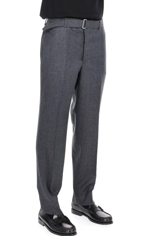 25FW 오피신 제네랄 스트레이트 팬츠 MTLG463DARK HEATHER GREY Grey - OFFICINE GENERALE
