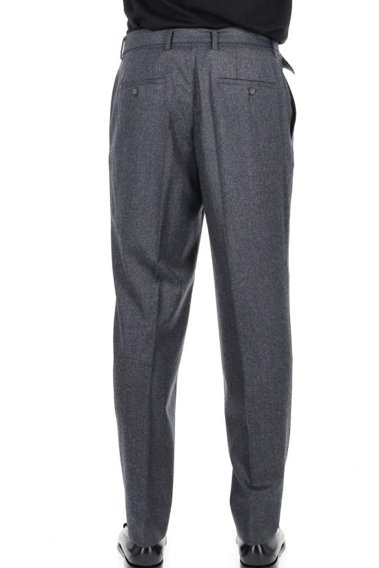 25FW 오피신 제네랄 스트레이트 팬츠 MTLG463DARK HEATHER GREY Grey - OFFICINE GENERALE