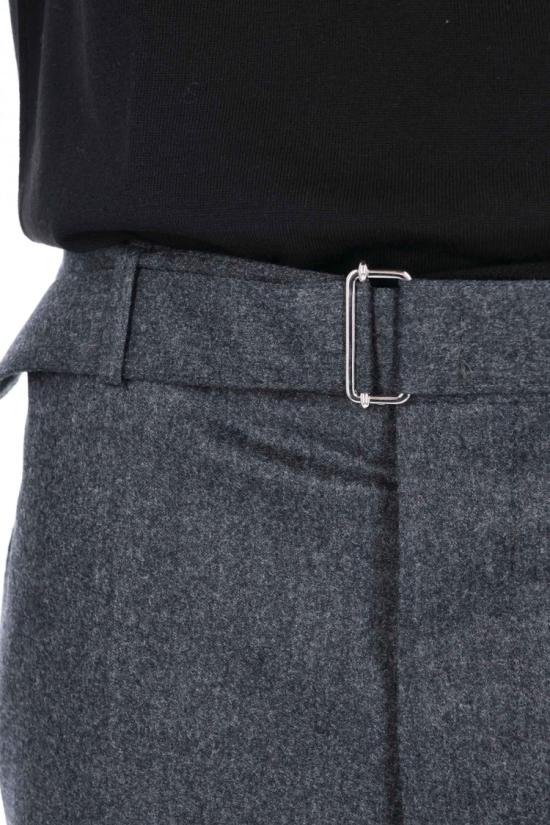 25FW 오피신 제네랄 스트레이트 팬츠 MTLG463DARK HEATHER GREY Grey - OFFICINE GENERALE