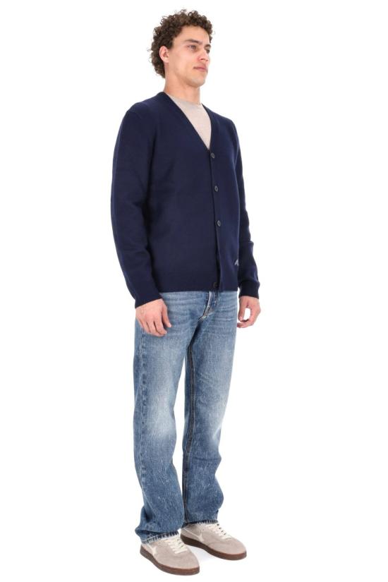 25FW 아페쎄 니트웨어 WVBDK H22305IAK DARK NAVY Black - A.P.C.