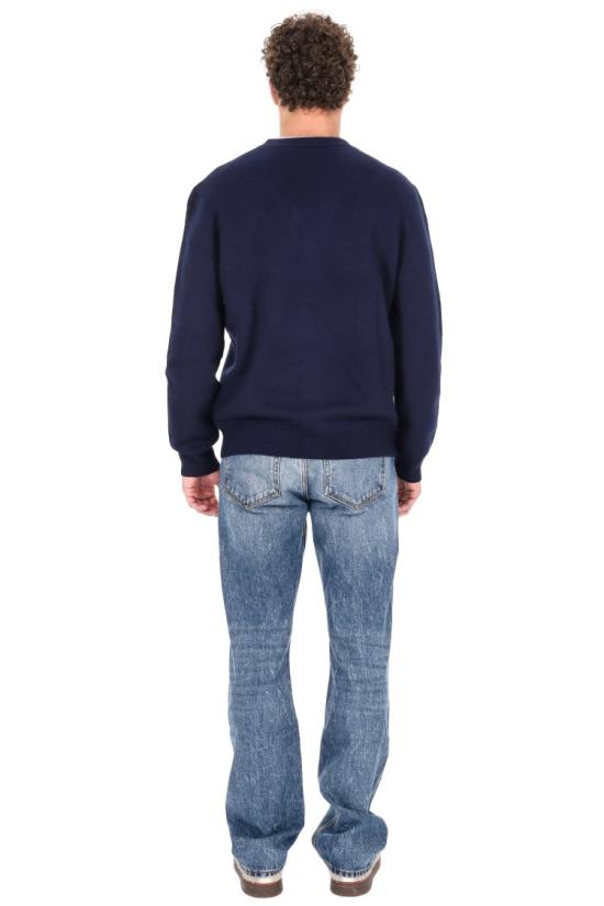 25FW 아페쎄 니트웨어 WVBDK H22305IAK DARK NAVY Black - A.P.C.