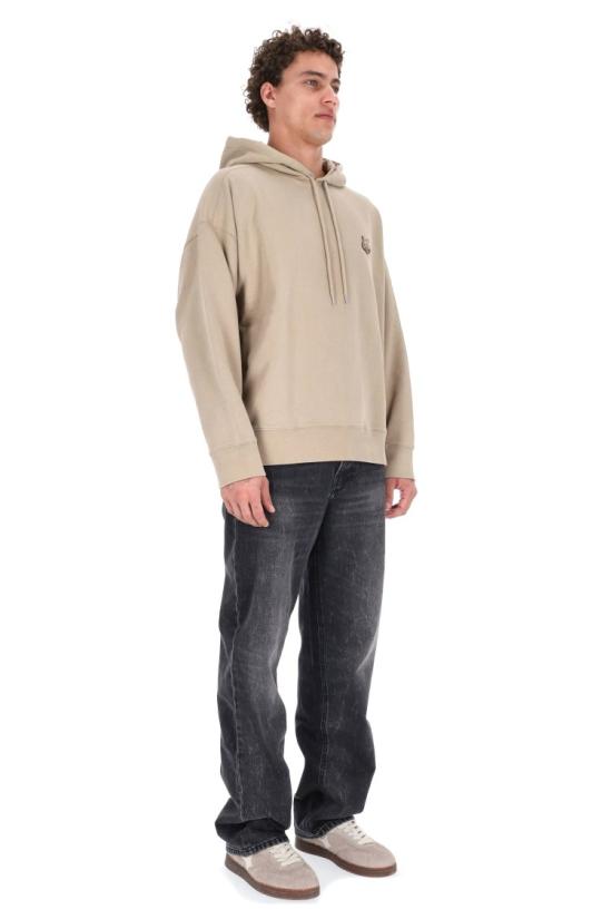 25FW 메종키츠네 폭스 헤드 오버사이즈 후드 티셔츠 PM00706KM03400302 Neutrals - MAISON KITSUNE