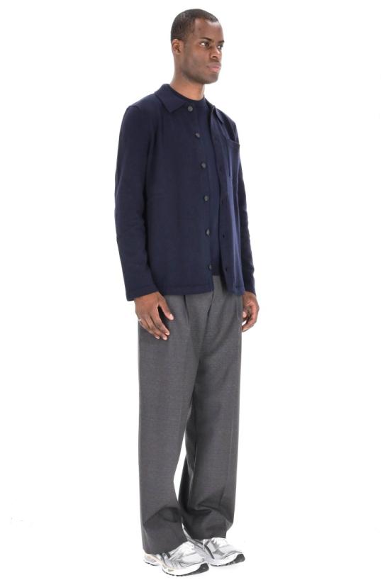 25FW 아페쎄 니트웨어 WOASB M03237DARK NAVY Black - A.P.C.